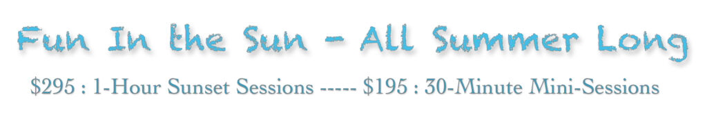 2025 Summer Sale Promo for Clearwater Beach Photography